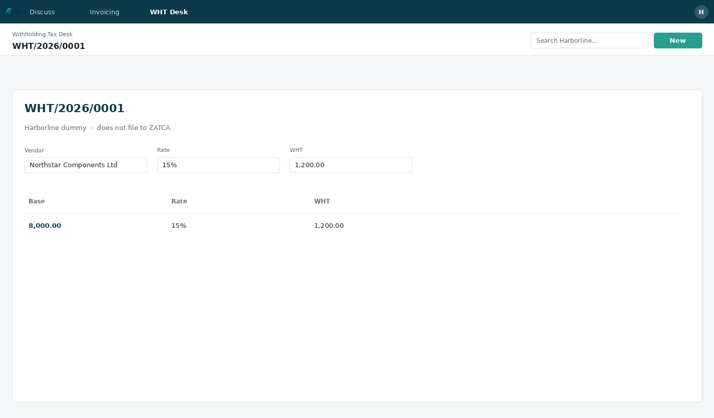 Withholding Tax Desk — 03 form