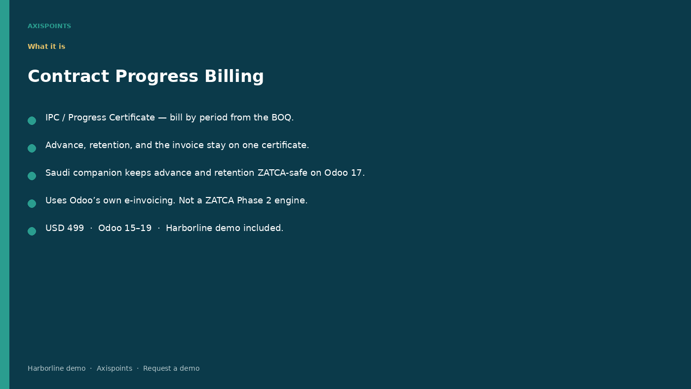 Contract Progress Billing — slide 01
